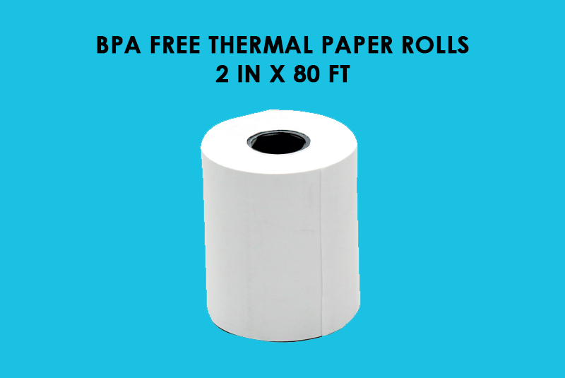 2 x 80 BPA Free Thermal Paper